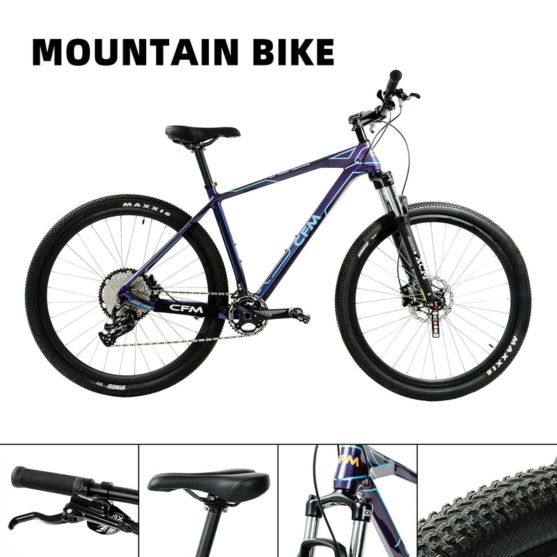 29"*2,0 tums 12-växlad kolfiberskivbroms mountainbike