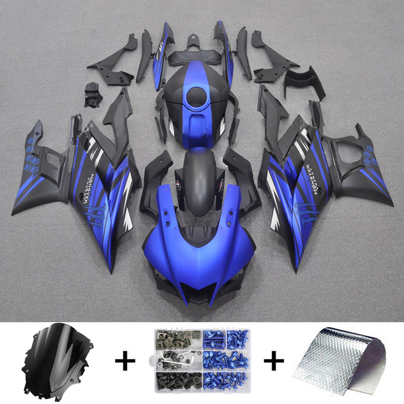 2019-2021 Yamaha YZF-R3 R25 Zestaw owiewek wtryskowych Korpus Plastik ABS