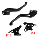 New short clutch and brake lever suitable for Suzuki GSF650, GSXR1300, DL1000, black