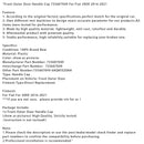 2016–2021 Fiat 500X Türgriffkappe vorne außen 735607049