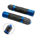 7/8 ""/22Mm Motorrad Lenker Handgriffe Cnc Universal Rot Für Motorräder Silber