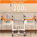 Silla hidráulica con un asiento compartido y altura ajustable: altura giratoria de 180 ° y ajustable