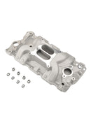 Indsugningsmanifold med dobbelt plan passer til Chevy Small Block 305, 327, 350, 400 1957-1986 High Rise
