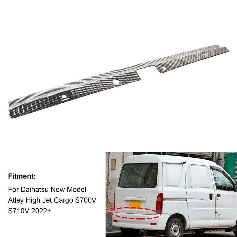 2022+ Daihatsu Neues Modell Atley High Jet Cargo S700V S710V Heckstoßstangenschutz Stoßstangen-Trittschutz