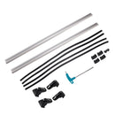 Universeller Aluminium-Dachgepäckträger mit Querträger, abschließbar, 135 cm