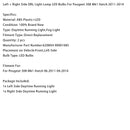 Peugeot 308 Mk1 Schrägheck (2011–2014) LED-Tagfahrlichtlampen links + rechts