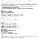 2 STÜCKE Frontstoßstange Scheinwerfer Unteren Formteil Für BMW 5 Series F10 F18 10-14