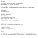 Wabenförmiger Frontstoßstangengrill passend für Toyota Tacoma 1997-2000 TRD PRO