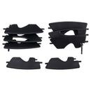 Abdeckung für die Lüftungsdüsen der hinteren Mittelkonsole der Mercedes-Benz C-Klasse W204 (2007–2014), schwarz