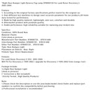 2003-2004 Land Rover Discovery 2 Rechte hintere Stoßstangenleuchte Rückfahrscheinwerfer