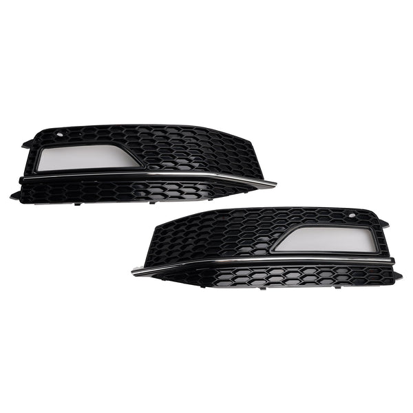2013–2015 Audi A4 S-Linie S4 2 Stück Stoßstange Nebelscheinwerfer Lampenabdeckung Grill Grille 8K0 807 682M