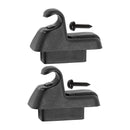 2x sorte solskærmsclips 1RF14DX9AB Velegnet til Chrysler 300 Dodge Charger 2011-2020
