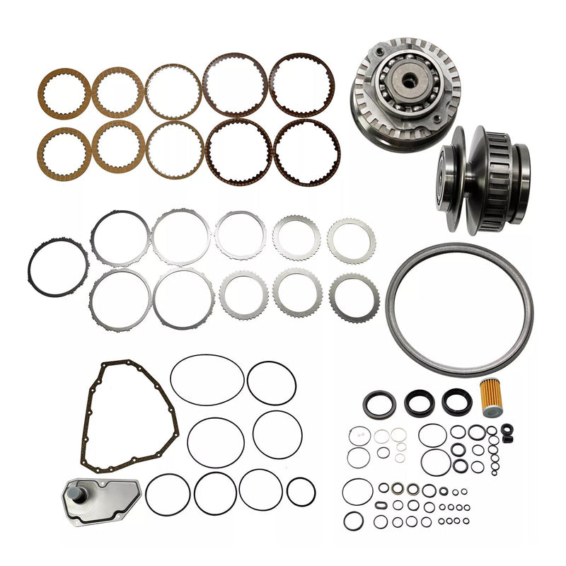 2013–2015 Mitsubishi Attrage L3 1.0 l 1.2 l Getriebe Master Rebuild Kit &amp; Pulley Set W/Gürtel JF015E RE0F11A