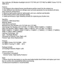 2009-2013 BMW 5 Touring F11 2pcs Indicator LED Module Headlight Unit