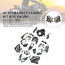 Ruiskuvalettu suojussarja Kawasaki Z900 2025-2026:lle
