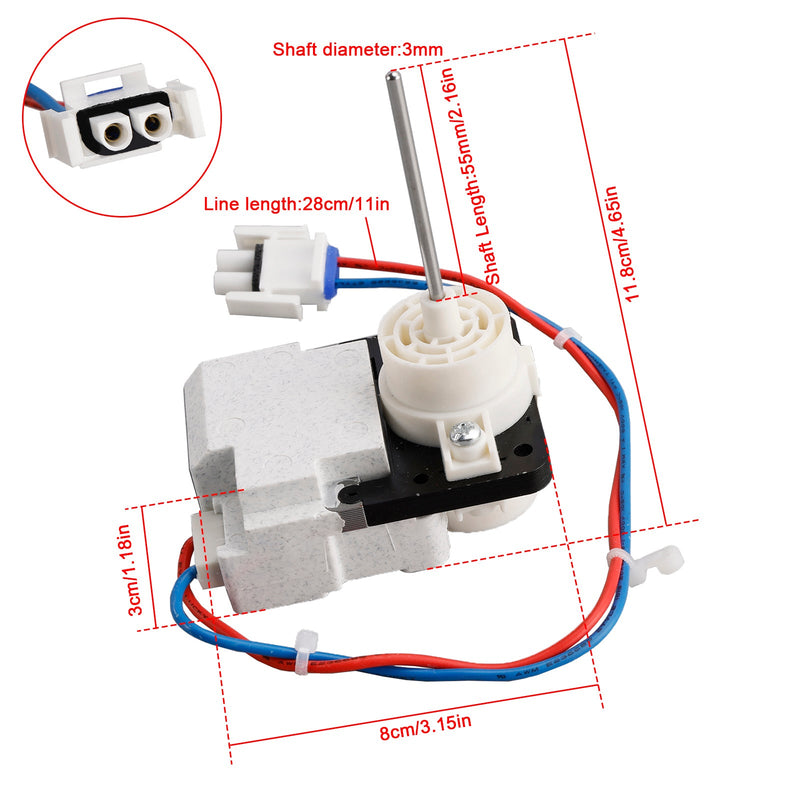 294D1233P002 WR01F04574 Lodówka VAMPERER SILNIK CONTADER