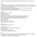 2015-2017 Hyundai Sonata Frontstoßstange Haube Gummiformteil 86362C1000 86362C2000