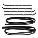 1987-1996 Ford Bronco Window Sweep 4PCS Door Window Seal Belt Weatherstrip+2PCS Seal Kit