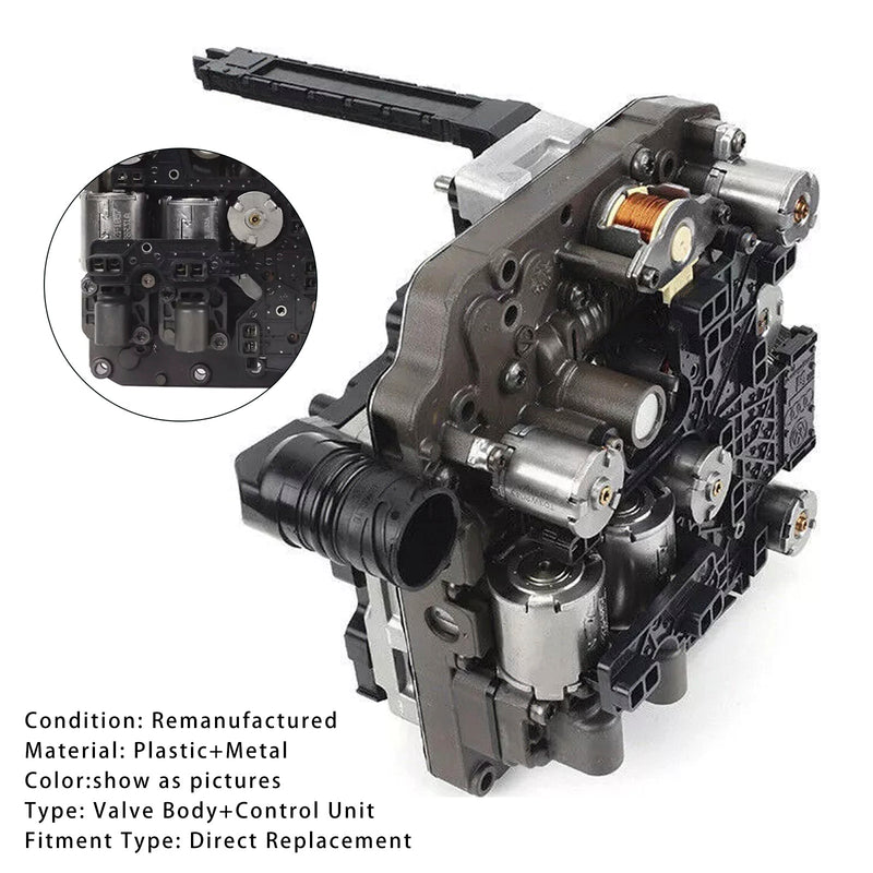 Audi VW DSG 6-SpEED 02E DQ250 -mechatronic-venttiilin kotelo + Ohjausyksikkö