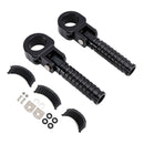 Universella fotstöd framtill, lämpliga för motorcyklar med 1,25-tums styrförare