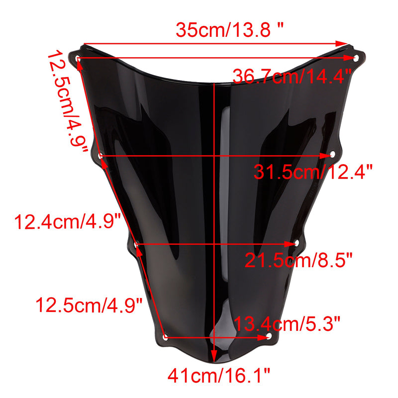 Windschutzscheibe Windschutz passend für Aprilia RSV1000 2003-2006