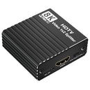 8K HDMI 1 zu 2 Splitter HD2.1 8K60hz/4K120hz/1080P240hz mit EDID Splitter 1x2