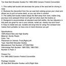 1993-2002 Camaro Firebird Cabriolet, beige Sicherheitsgurt-Schulterführungen