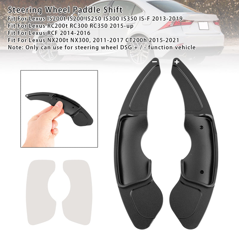 Lenkrad-Schaltwippen-Erweiterungen für Lexus IS RC RCF NX
