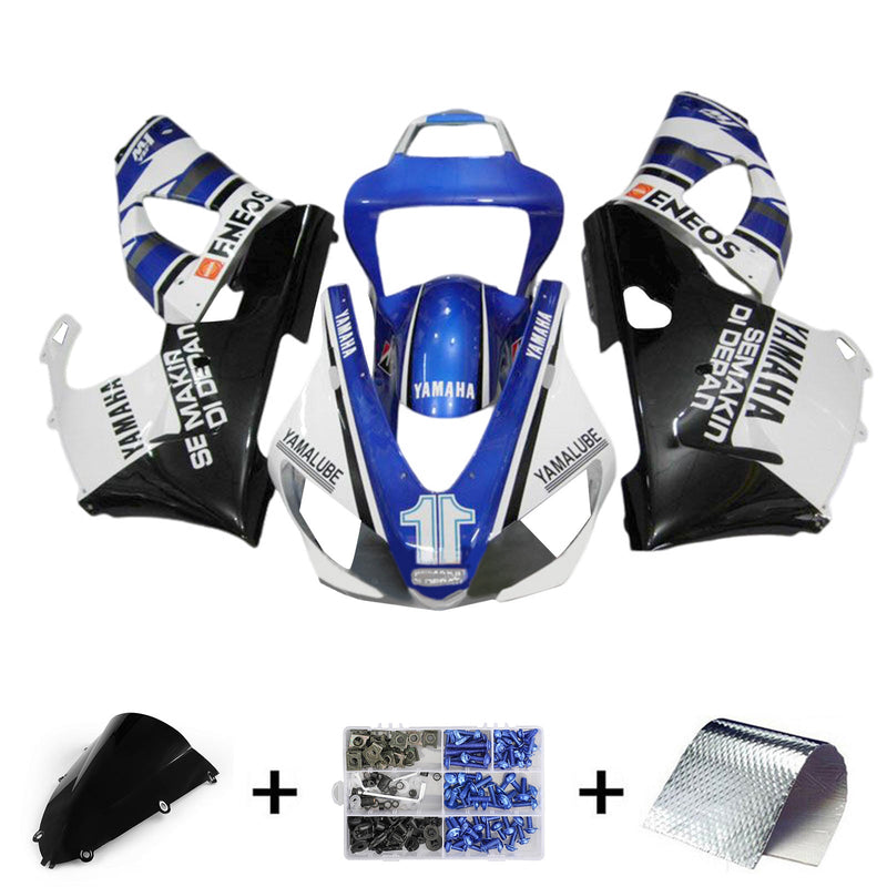 1998-1999 Yamaha YZF-R1 injeksjonskinnesett kroppsplast ABS