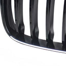 2016-2019 Passend für BMW X1 F48 F49 2-teiliger Frontgrill in glänzendem Schwarz