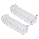 2 Stück Kühlschrankablage, grau, transparent, mittlere oder obere Türablage, 306 mm, für Dometic Wohnwagen 289072710