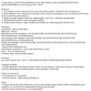 2011–2019 Ford Taurus vorne Fahrer links B-Säule Formteil Trim Keyless Entry