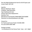 2003-2009 Toyota Land Cruiser Prado 120 FJ120 Pair Left+Right Dashboard Air Vent 55680-60040