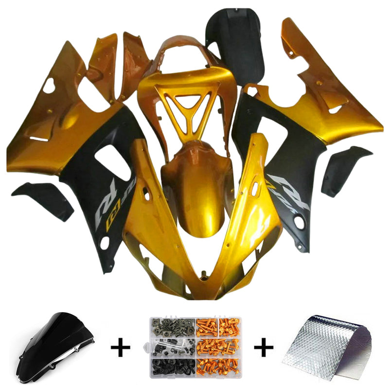 2000-2001 Yamaha YZF 1000 R1 insprutningsskyddssats kropp plast ABS