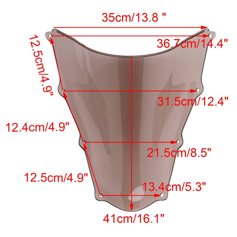 Windschutzscheibe Windschutz passend für Aprilia RSV1000 2003-2006