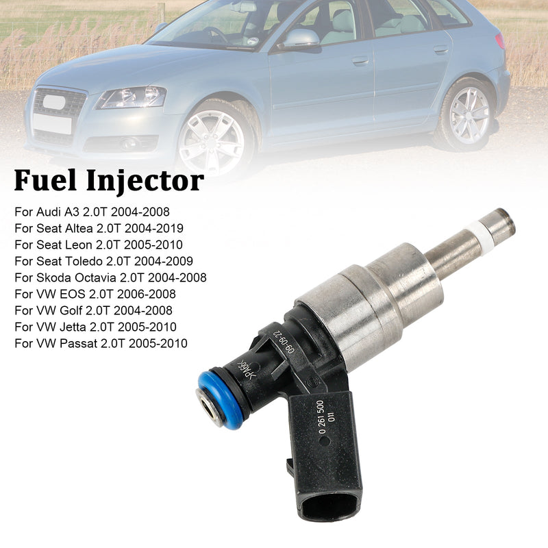 1 Uds inyector de combustible 0261500011 compatible con Audi A4 Avant 8E5 2,0 FSI 02-04 06D906036B