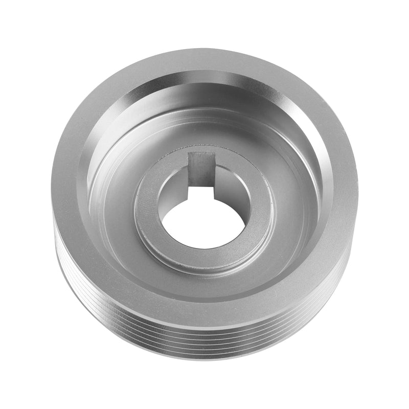 22-560/580 Riemenscheibe mit Schlüssel. Der Außendurchmesser beträgt 56 mm und die Bohrung 17 mm.