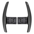 Schaltwippenverlängerung für BMW F-Serie F30 F31 F32 F10 X3 X5 Aluminium Schwarz