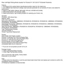 2017–2018 Porsche 718 Cayman, Stellantrieb Feststellbremse hinten links und rechts, 298609403