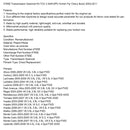 2003-2004 S80 L5 2,5L 4-trinns forhjulsdrift 4T65E girkasse-solenoidsett TCC 2-trinns EPC-bryter