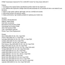 2003-2005 Century V6 3.1L 4 Spd FWD 4T65E Getriebe-Magnetschalter-Kit TCC 2-Gang-EPC-Schalter