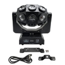 180W cabeza móvil 18 LED haz giratorio DMX luz de escenario RGBW DJ efecto de fiesta