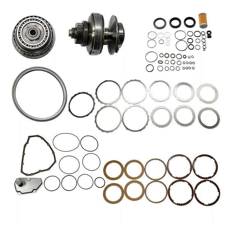 2013–2015 Mitsubishi eK-Wagon L3 0,7 l Getriebe Master Rebuild Kit &amp; Pulley Set mit Gürtel JF015E RE0F11A