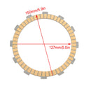 Kupplungsreibscheibensatz passend für Suzuki DL1000 V-Strom 1000 SV1000S 2003-2007