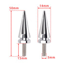 4x Silberne Spike-Windschutzscheiben-Verkleidungsschrauben für Touring Road Glide FLTR 2015 - 2025