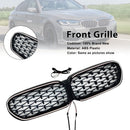 2021-2024 BMW 5-serie G30 G38 Diamond Kidney Grille Svart