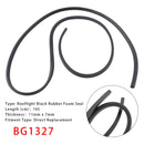 Dachfenster-Schaumstoffdichtung, schwarz, 1,65 m, BG1327, für Heki Mini