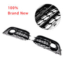 2010–2014 Audi A1 Frente -Piso Rod Honeycomb nevoeiro Cooler Grille Tampa preta