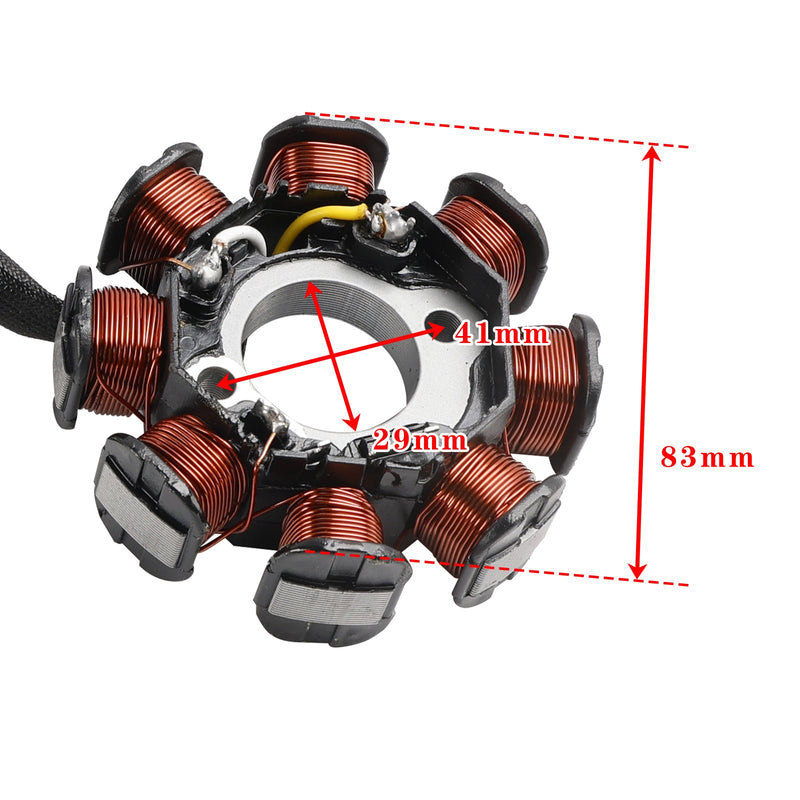 8 Spulenstator 3-Draht für Kymco Agility R10 Dink Filly R 12 Vitality 50cc