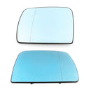 Blau Beheizte Links &amp; Rechts Fahrer Seite Flügel Spiegel Glas Für BMW X5 E53 1998-2006